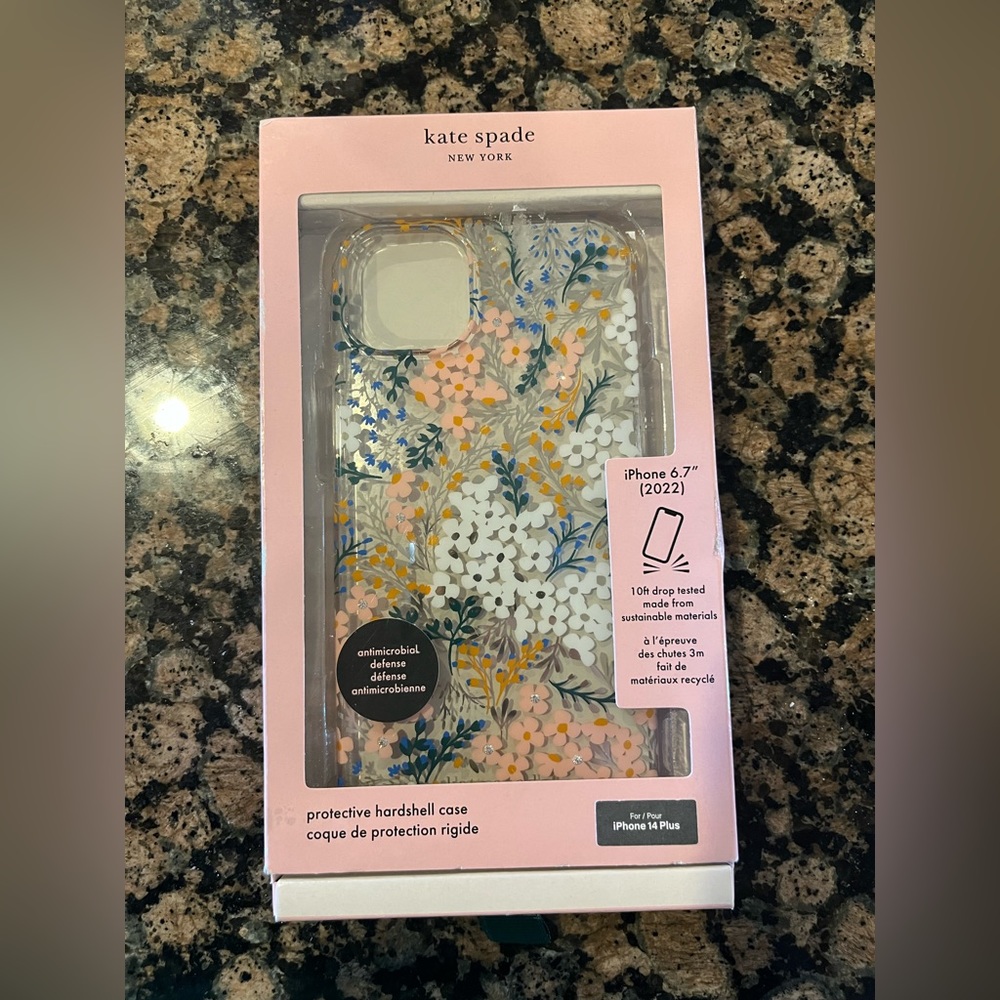 Kate Spade Hollyhock MagSafe Case for iPhone 14 Plus